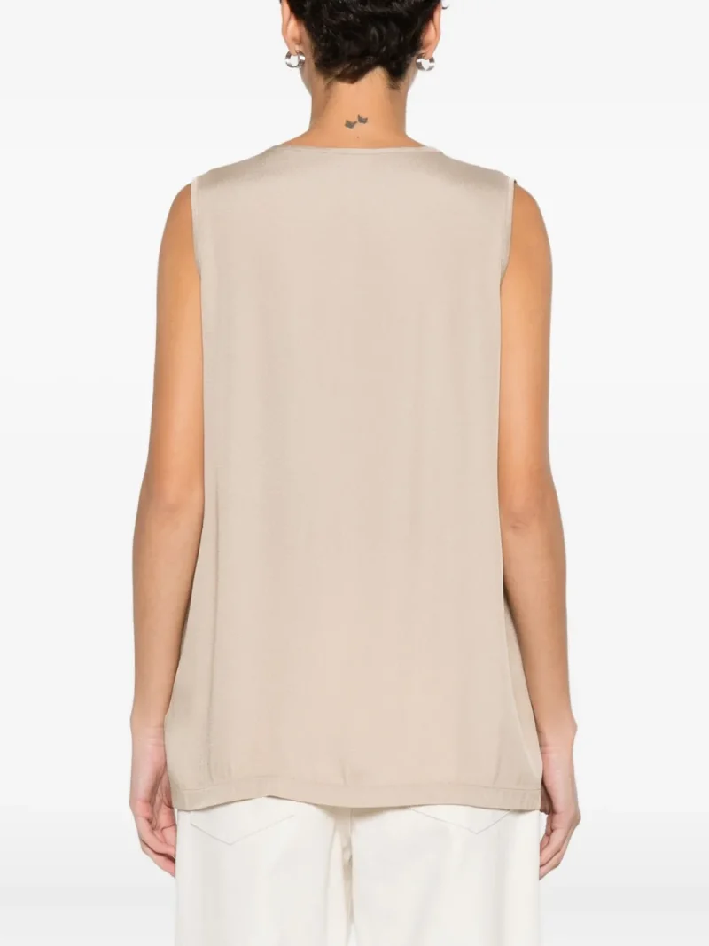Alternative view of Top Fabiana FIlippi V-Neck bej