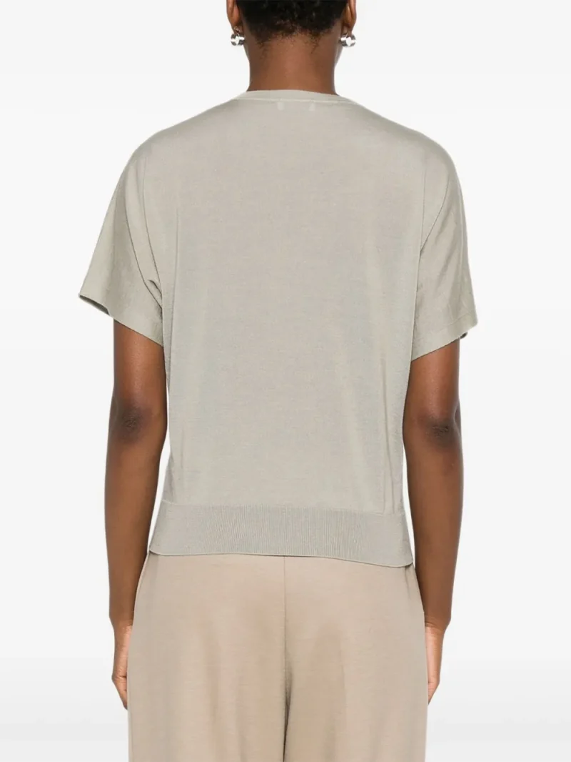 Alternative view of Top Peserico Embellished Short-Sleeved gri