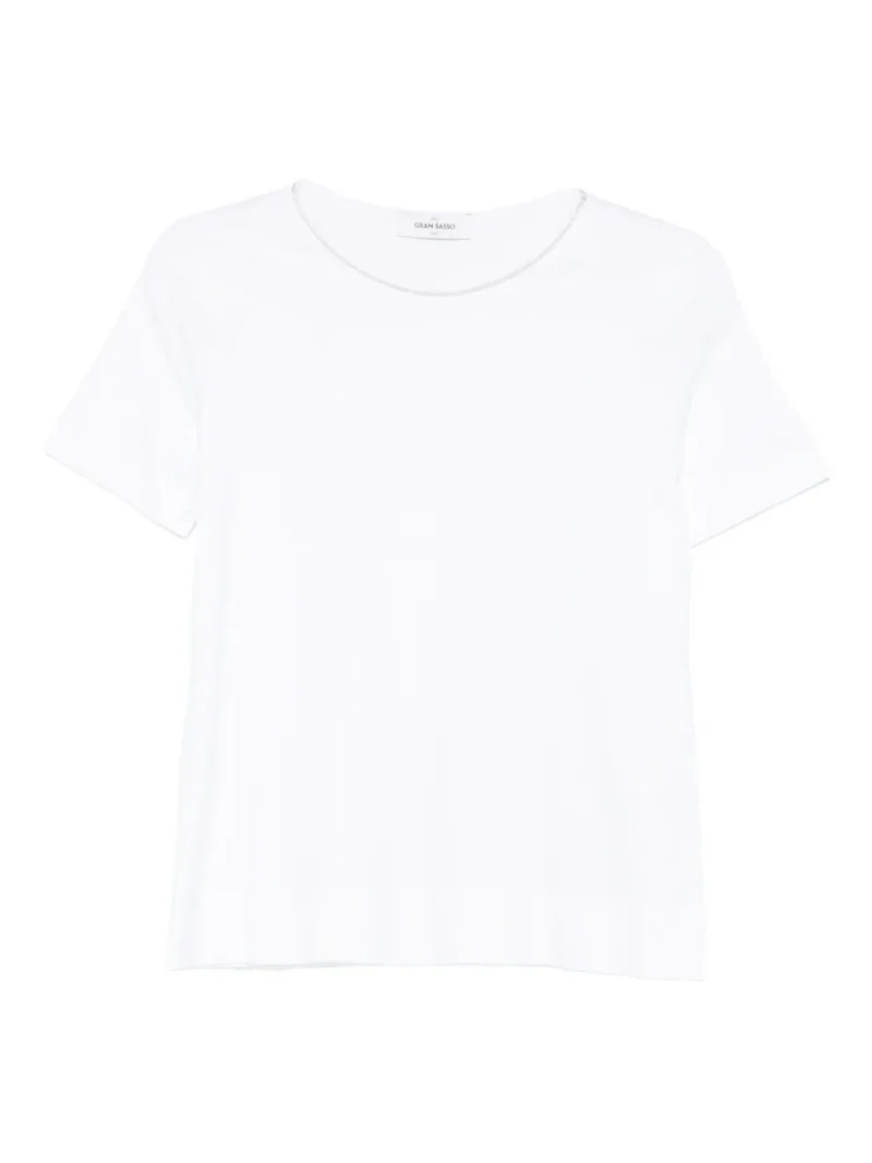 Tricou Gran Sasso Crew-Neck alb