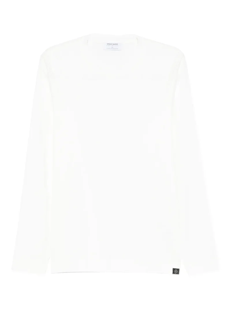 Tricou Gran Sasso Long-Sleeve alb