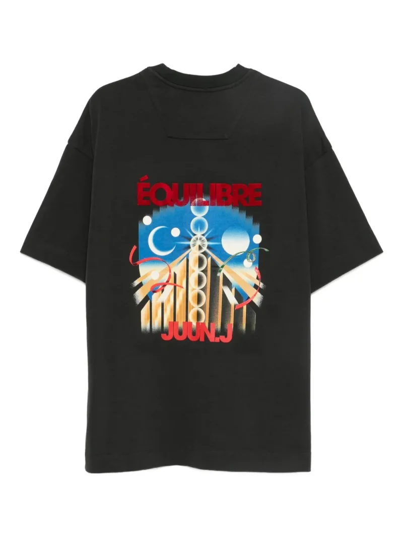 Alternative view of Tricou Juun J Short-Sleeve Graphic T-shirt gri
