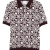 Tricou polo Casablanca monogram multicolor