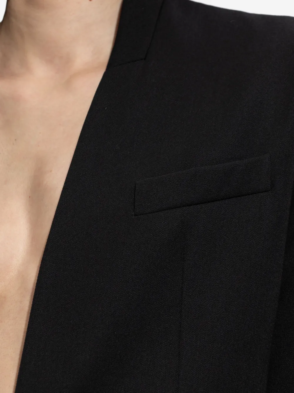 Sacou The Attico Padde -Shoulder negru - imagine 5