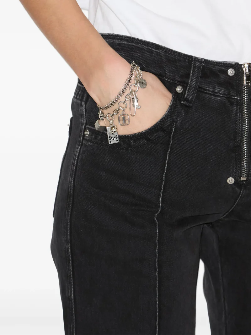 Alternative view of Bratara Isabel Marant Abby argintiu