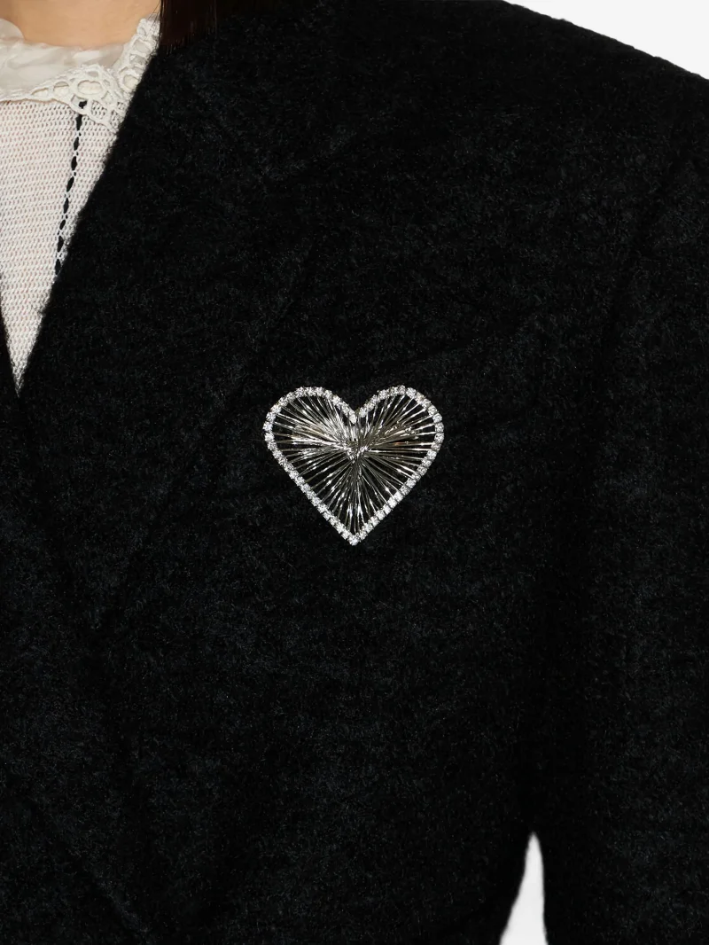 Alternative view of Brosa Isabel Marant eden wire-frame argintiu