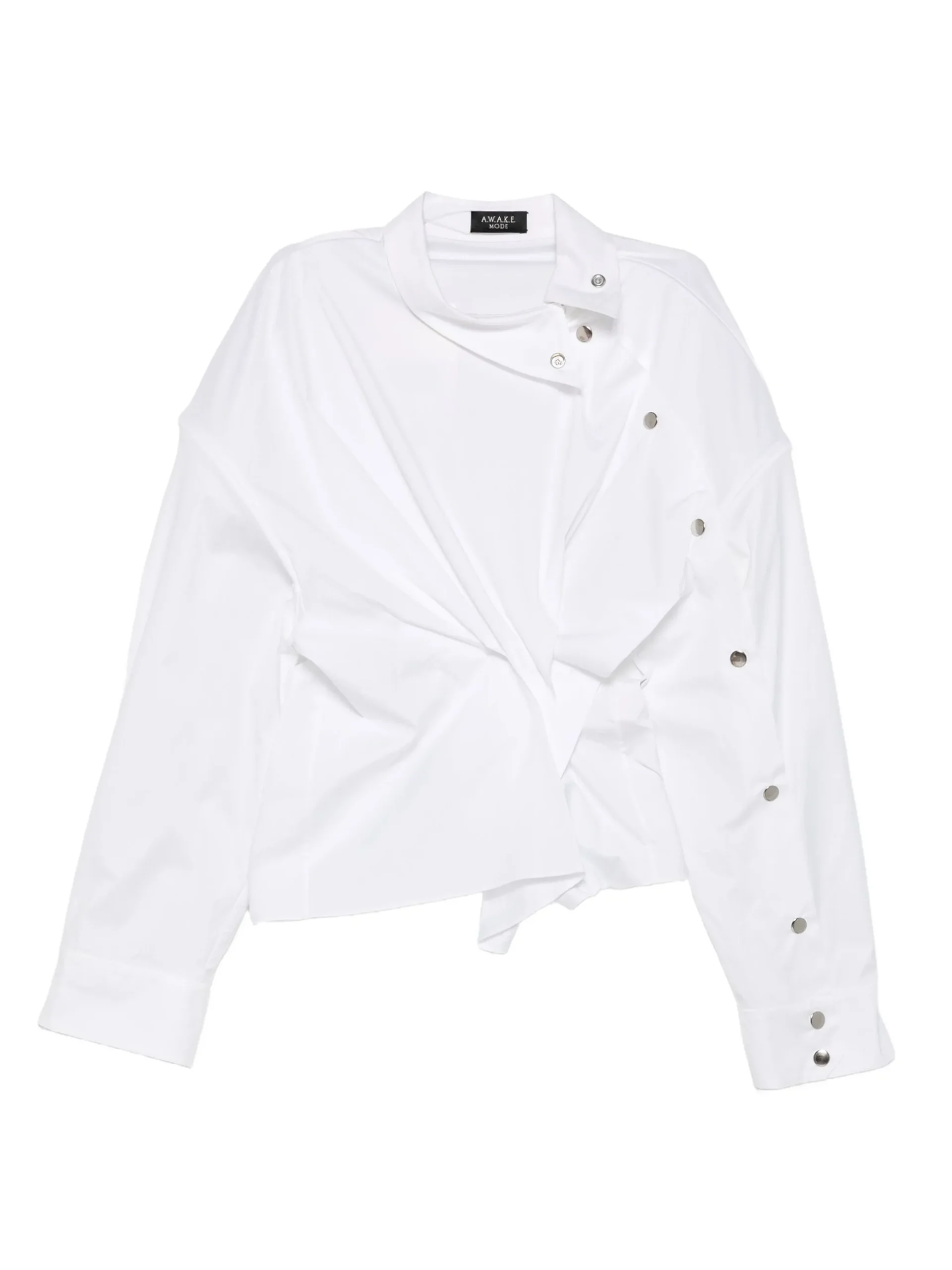 Camasa A.W.A.K.E. Mode twist-detail alb