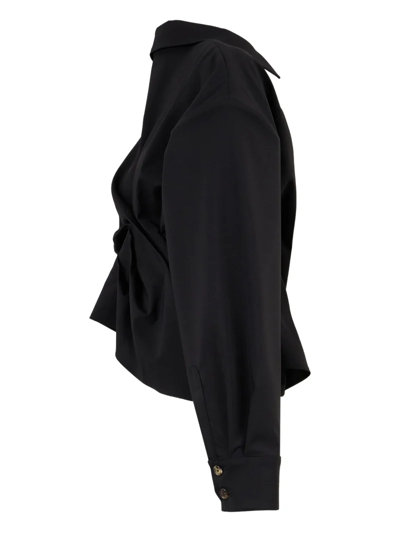 Alternative view of Camasa A.W.A.K.E. Mode twisted-detail negru