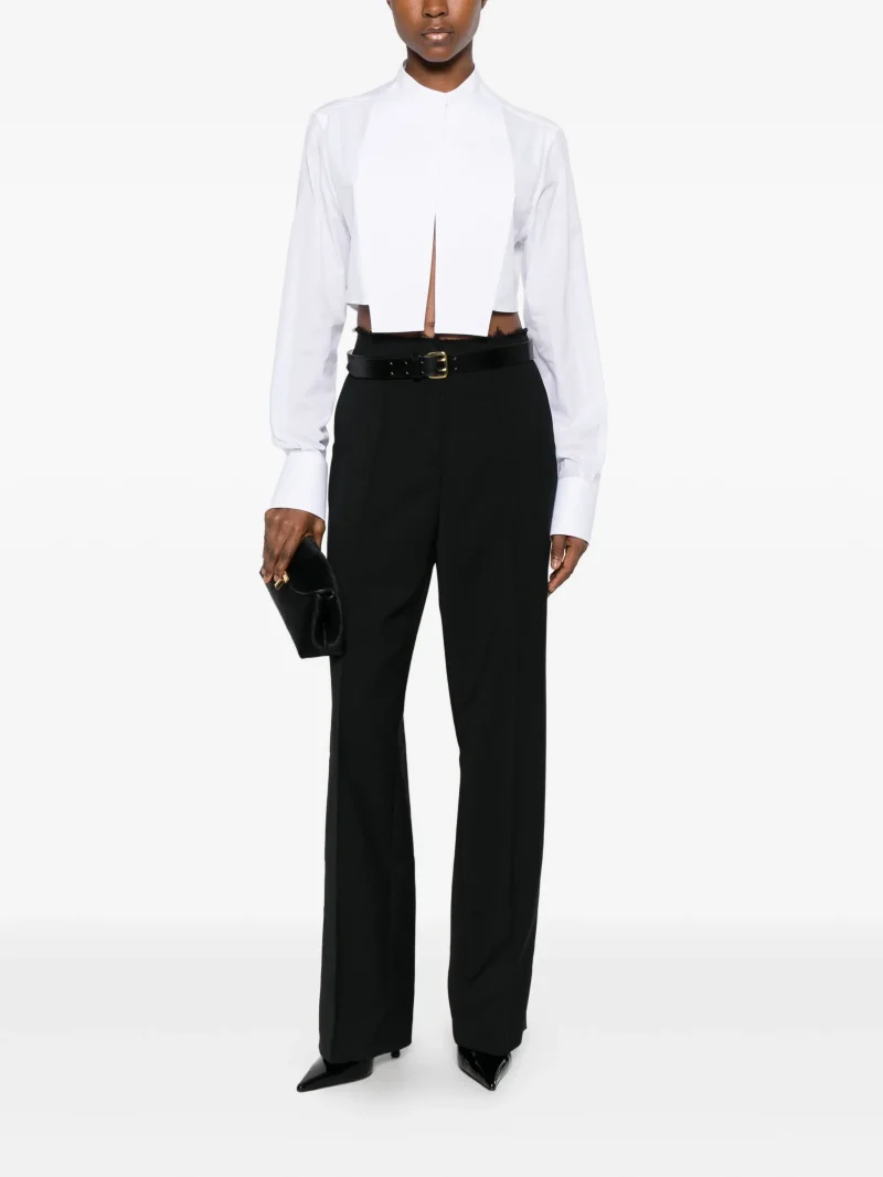 Alternative view of Camasa TOM FORD bib-collar cropped alb