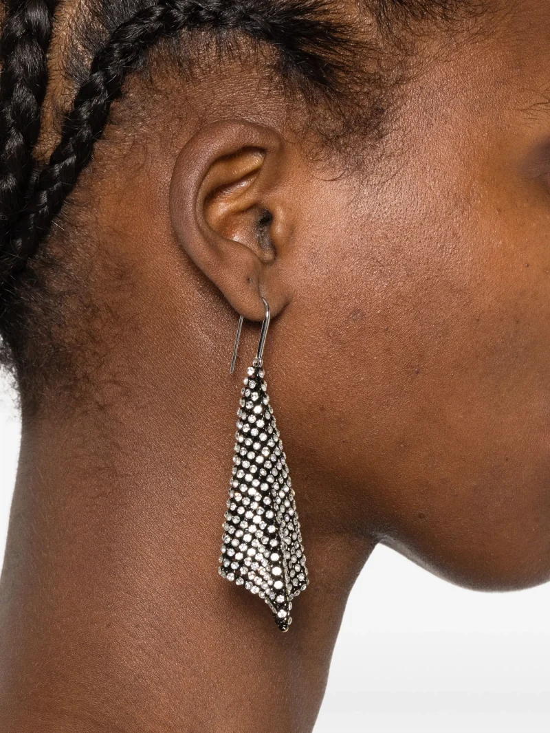 Alternative view of Cercei Isabel Marant chainmail drop argintiu