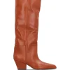 Cizme Paris Texas 60mm Jane leather knee-high maro