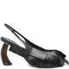 Pantofi A.W.A.K.E. Mode 80mm draped slingback negru