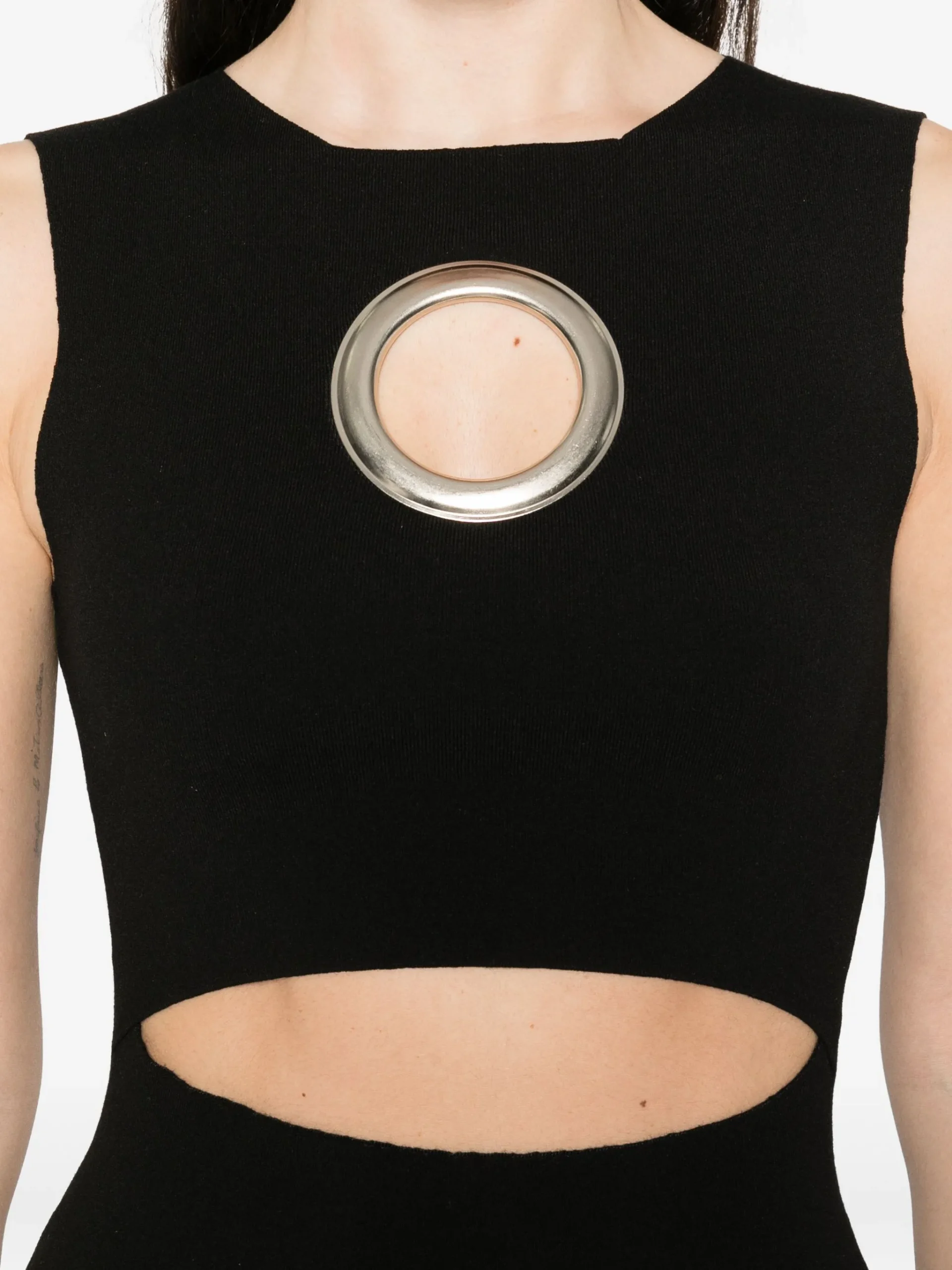 Rochie maxi A.W.A.K.E. mode negru - imagine 3