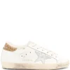 Sneakers Golden Goose Super-Star animal-print alb