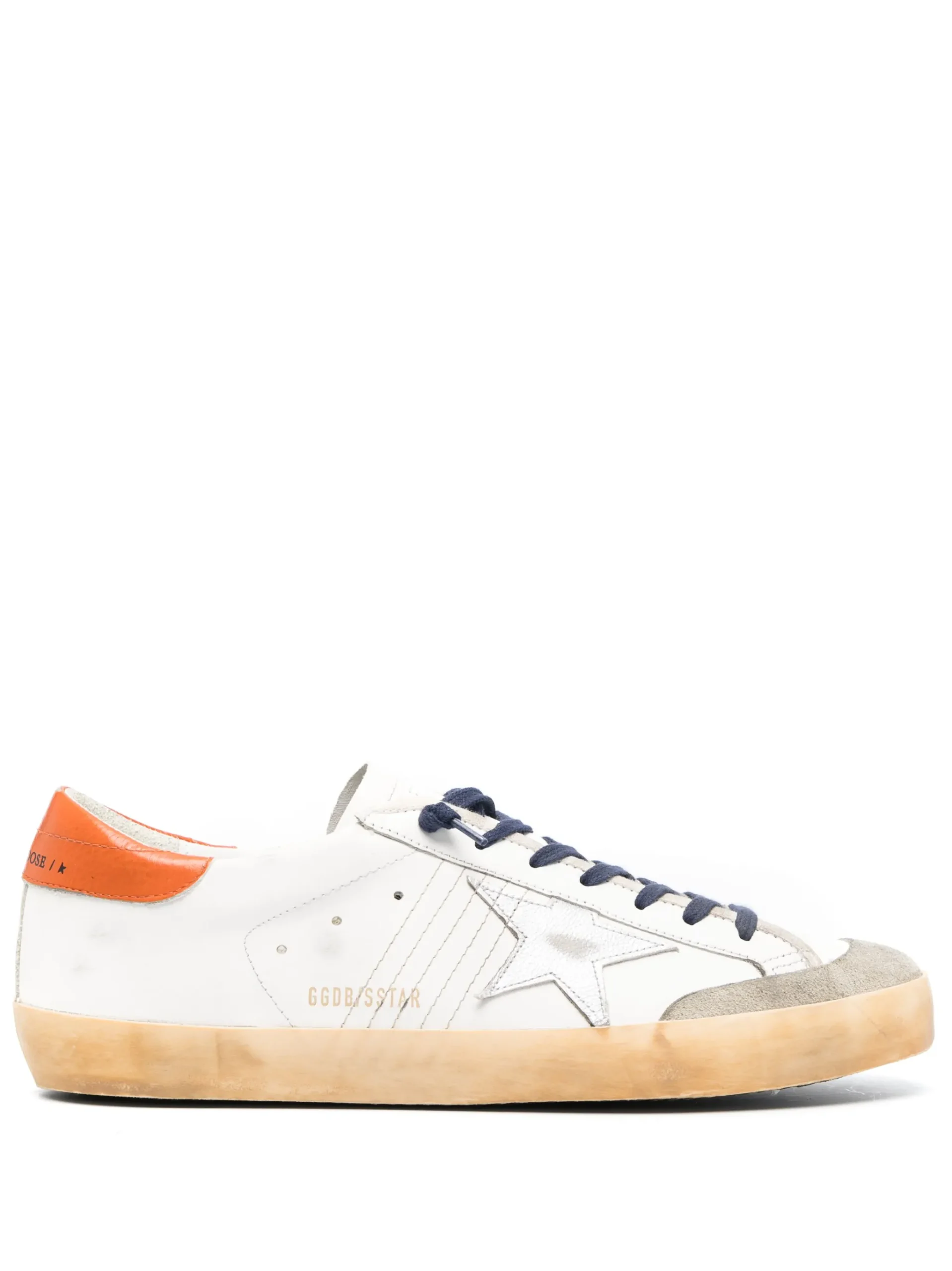 Sneakers Golden Goose Super-Star low-top alb