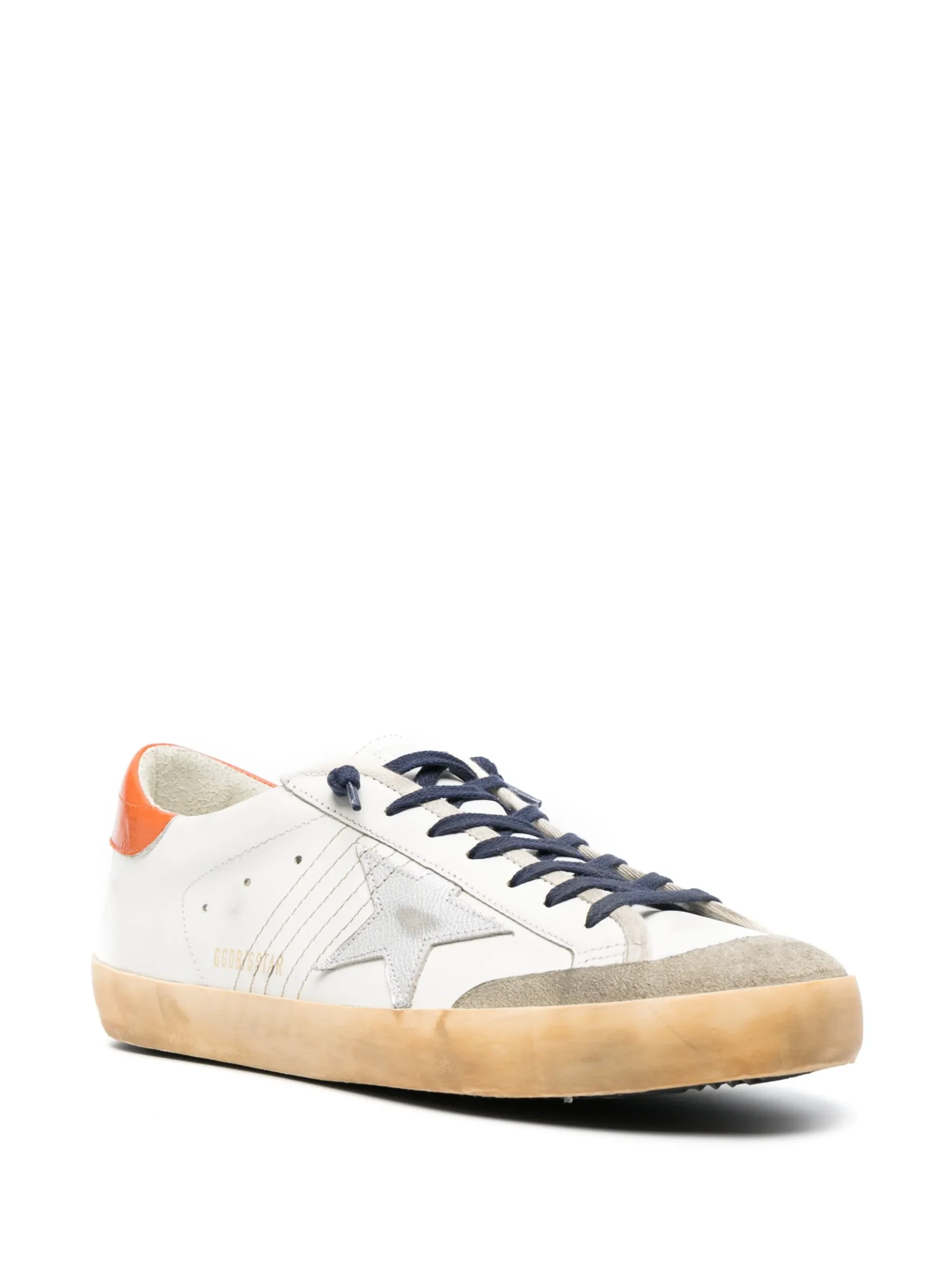 Sneakers Golden Goose Super-Star low-top alb - imagine 2