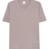 Tricou Eleventy V-neck mov
