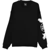 Bluza Y-3 Cloud-Print Crew-Neck negru
