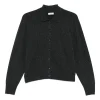 Cardigan Peserico Buttoned Collared gri