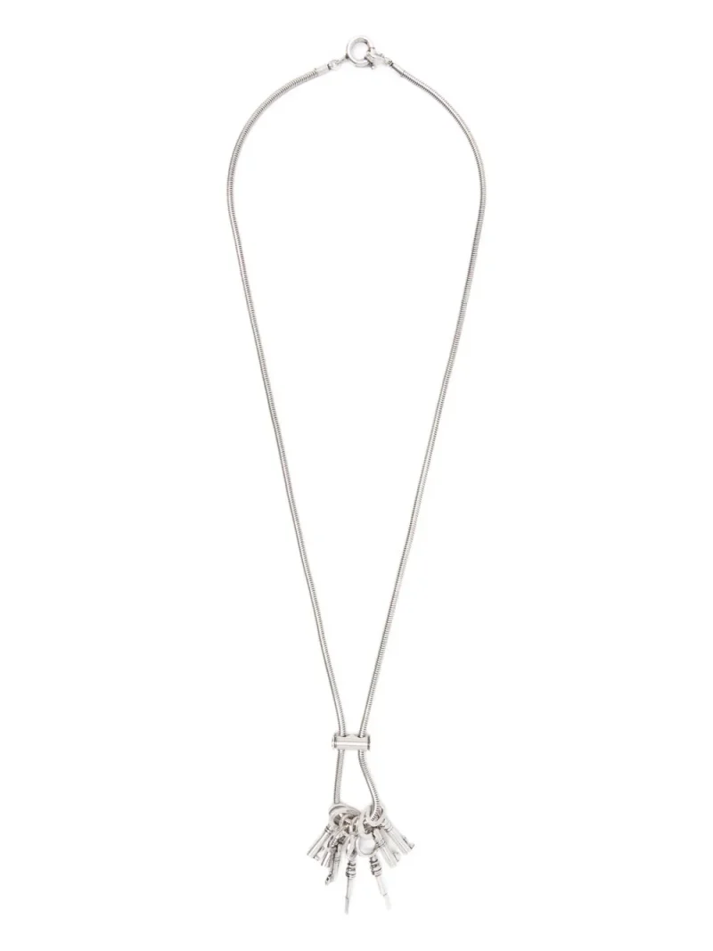 Colier Isabel Marant Key Pendant argintiu