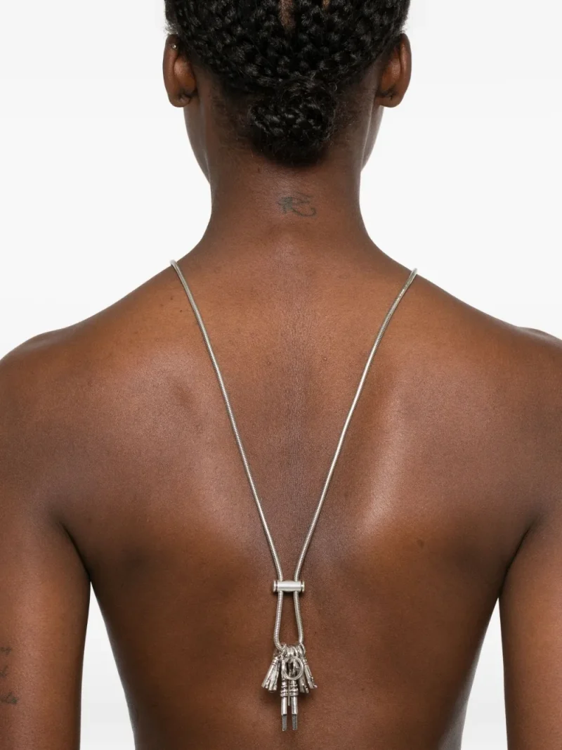 Alternative view of Colier Isabel Marant Key Pendant argintiu