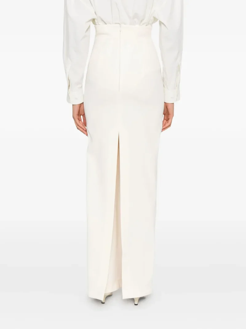 Alternative view of Fusta maxi A.W.A.K.E. Mode Cut-Out-Detail ecru