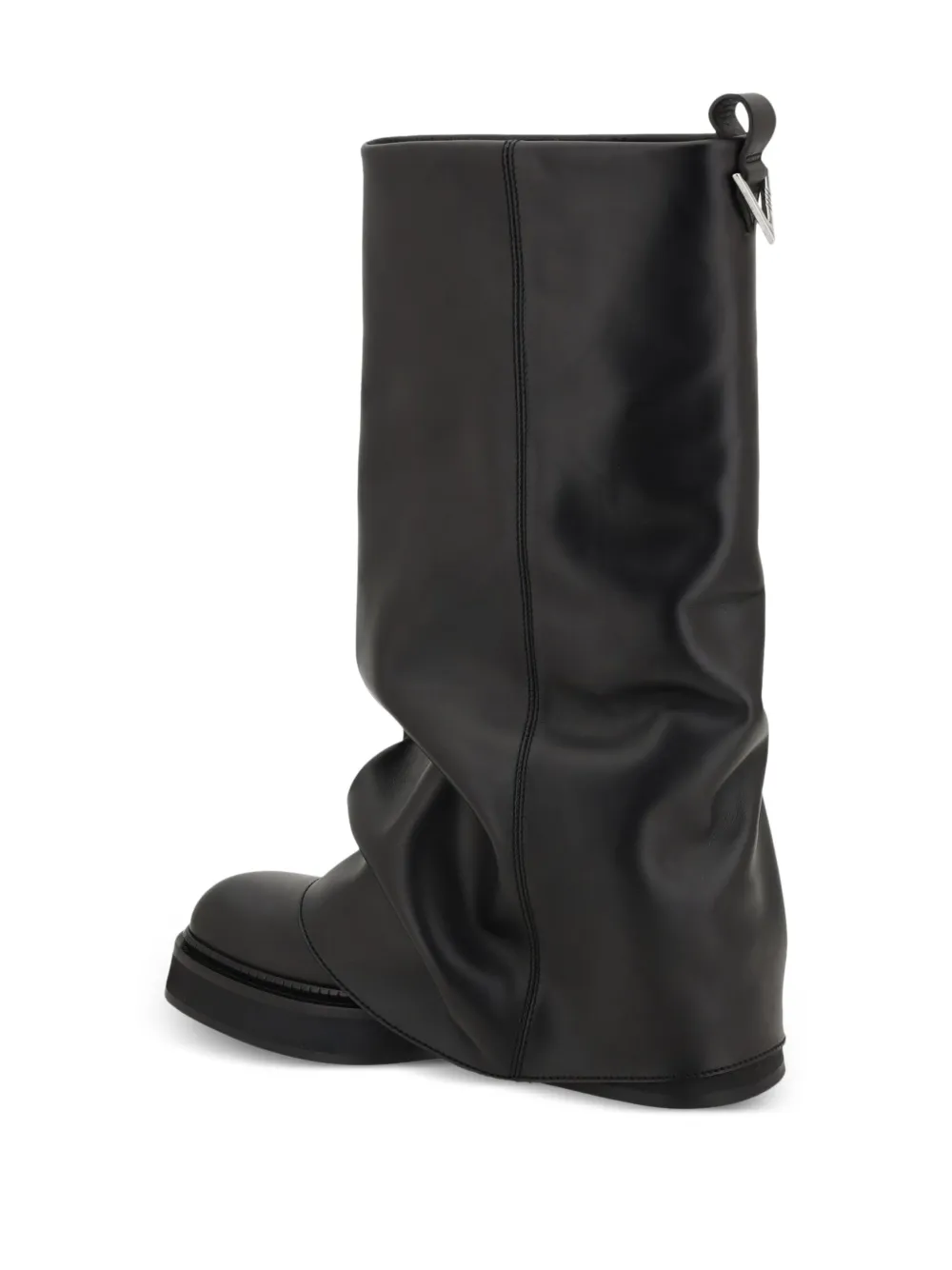 Ghete The Attico Robin Knee-High negru - imagine 2