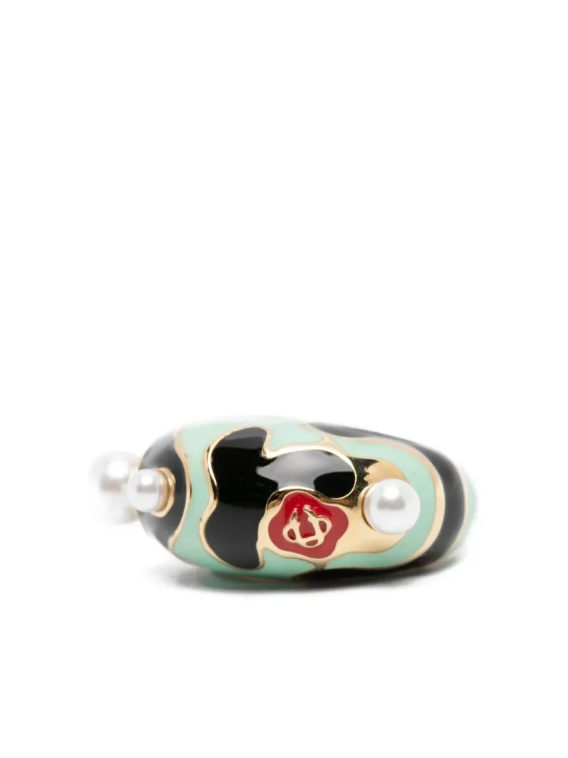 Alternative view of Inel Casablanca Pearl Embellished multicolor