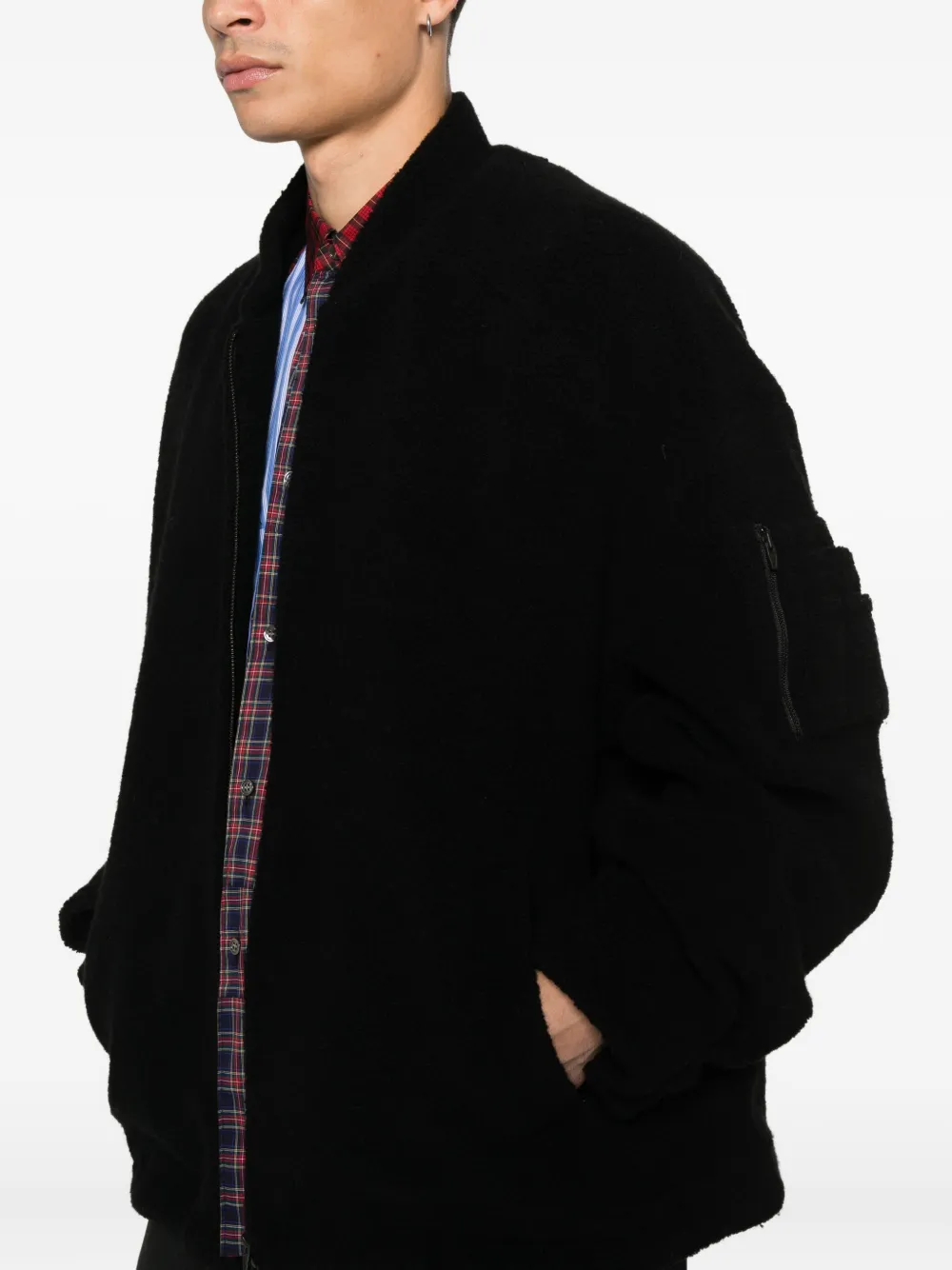 Jacheta Juun.J Zipped negru - imagine 3