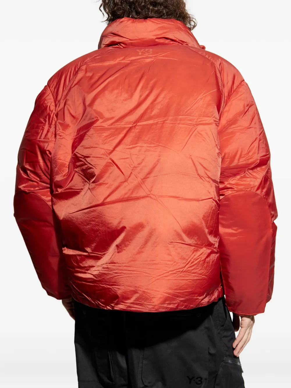 Jacheta Y-3 Triora Quilted Padded portocaliu - imagine 2