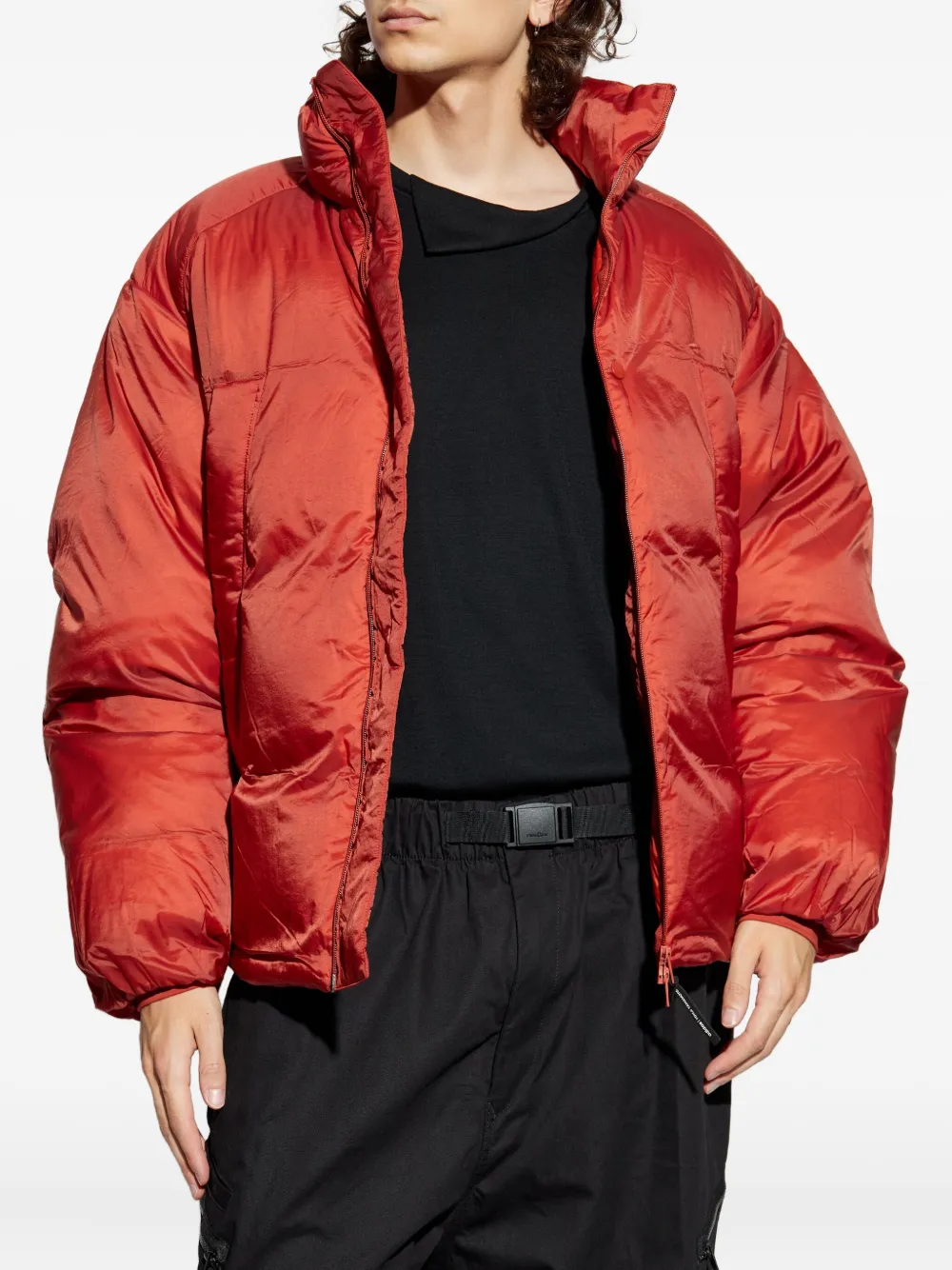 Jacheta Y-3 Triora Quilted Padded portocaliu - imagine 4