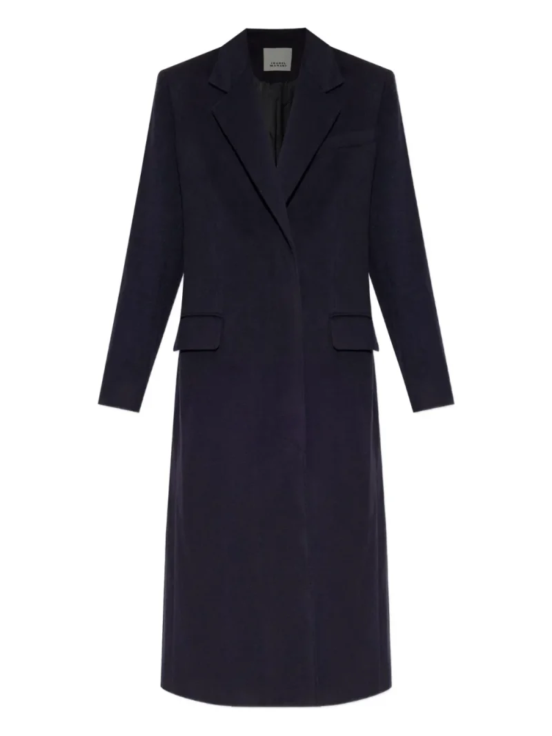 Palton Isabel Marant Virgin Wool bleumarin