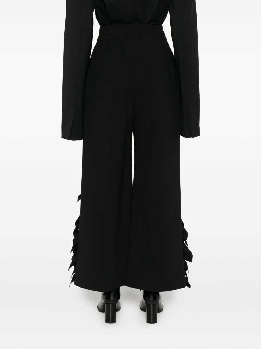 Pantaloni A.W.A.K.E. Mode Rectangle-Detail negru - imagine 3