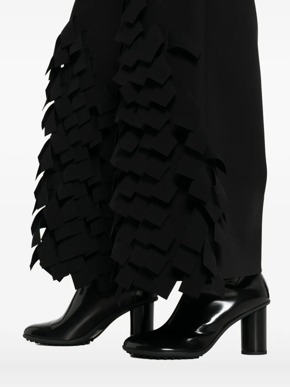 Pantaloni A.W.A.K.E. Mode Rectangle-Detail negru - imagine 4