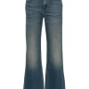 Pantaloni denim Isabel Marant Belvira High-Rise Bootcut albastru