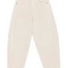 Pantaloni denim Isabel Marant Side-Seam Detail ecru
