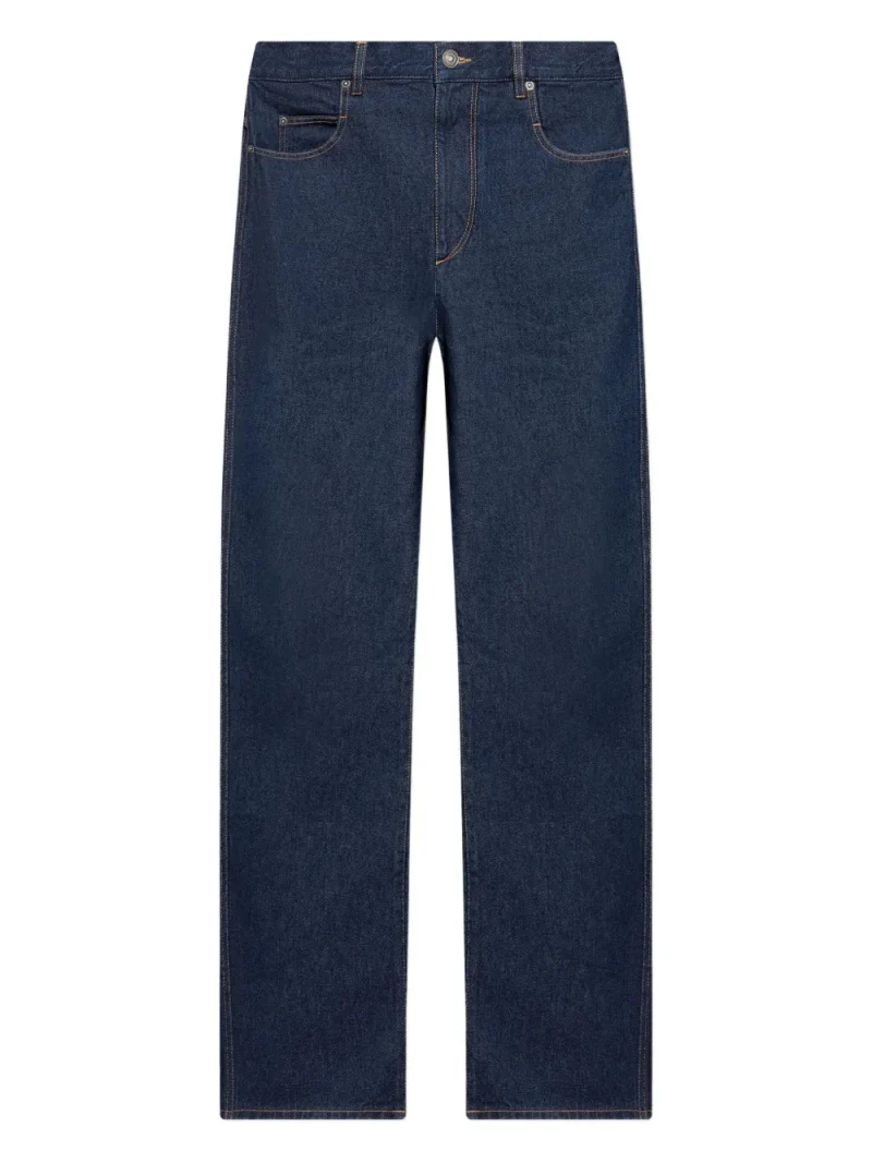 Pantaloni denim Marant Jameson bleumarin
