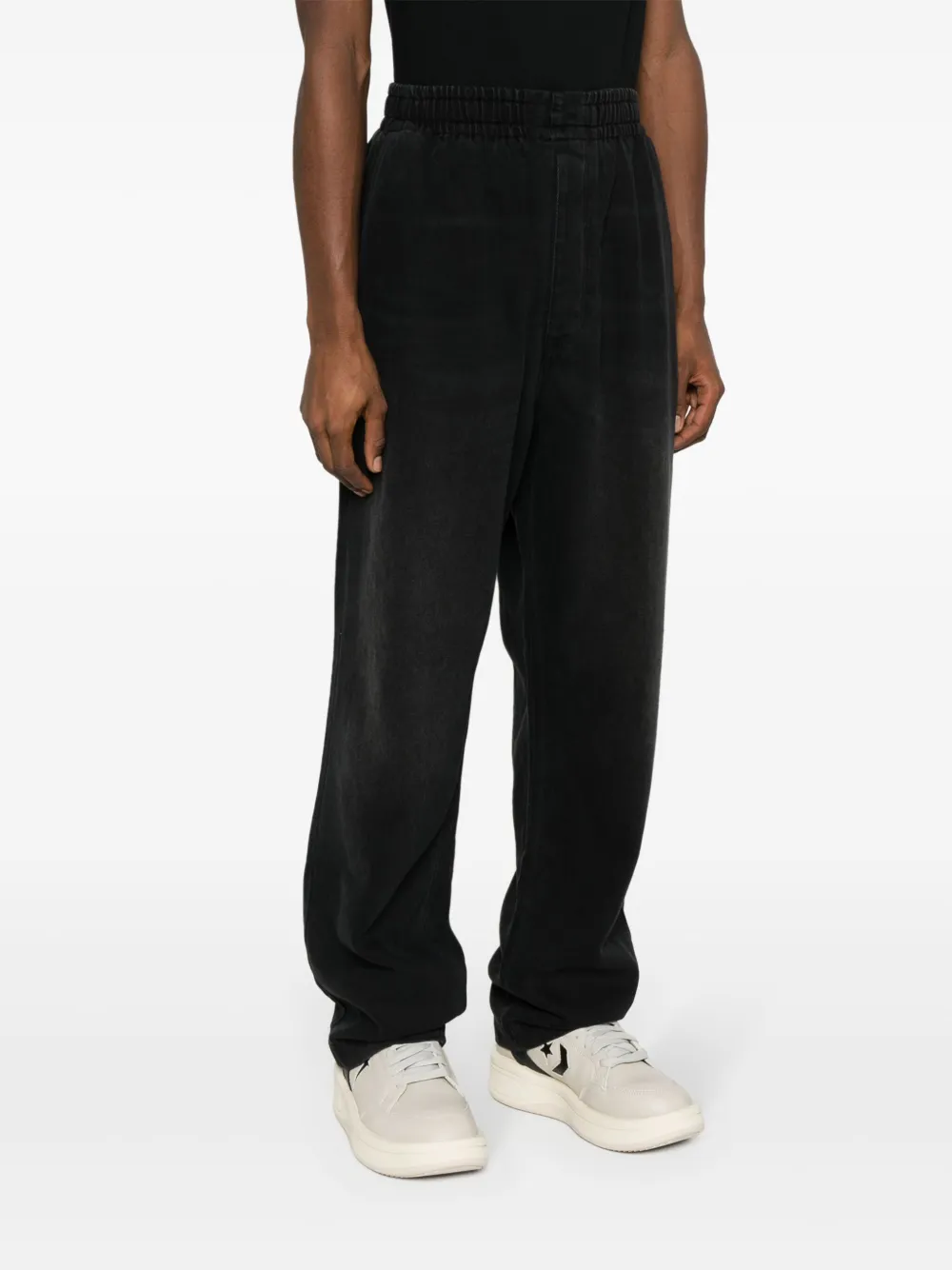 Pantaloni Marant Timeo Straight-Leg negru - imagine 3