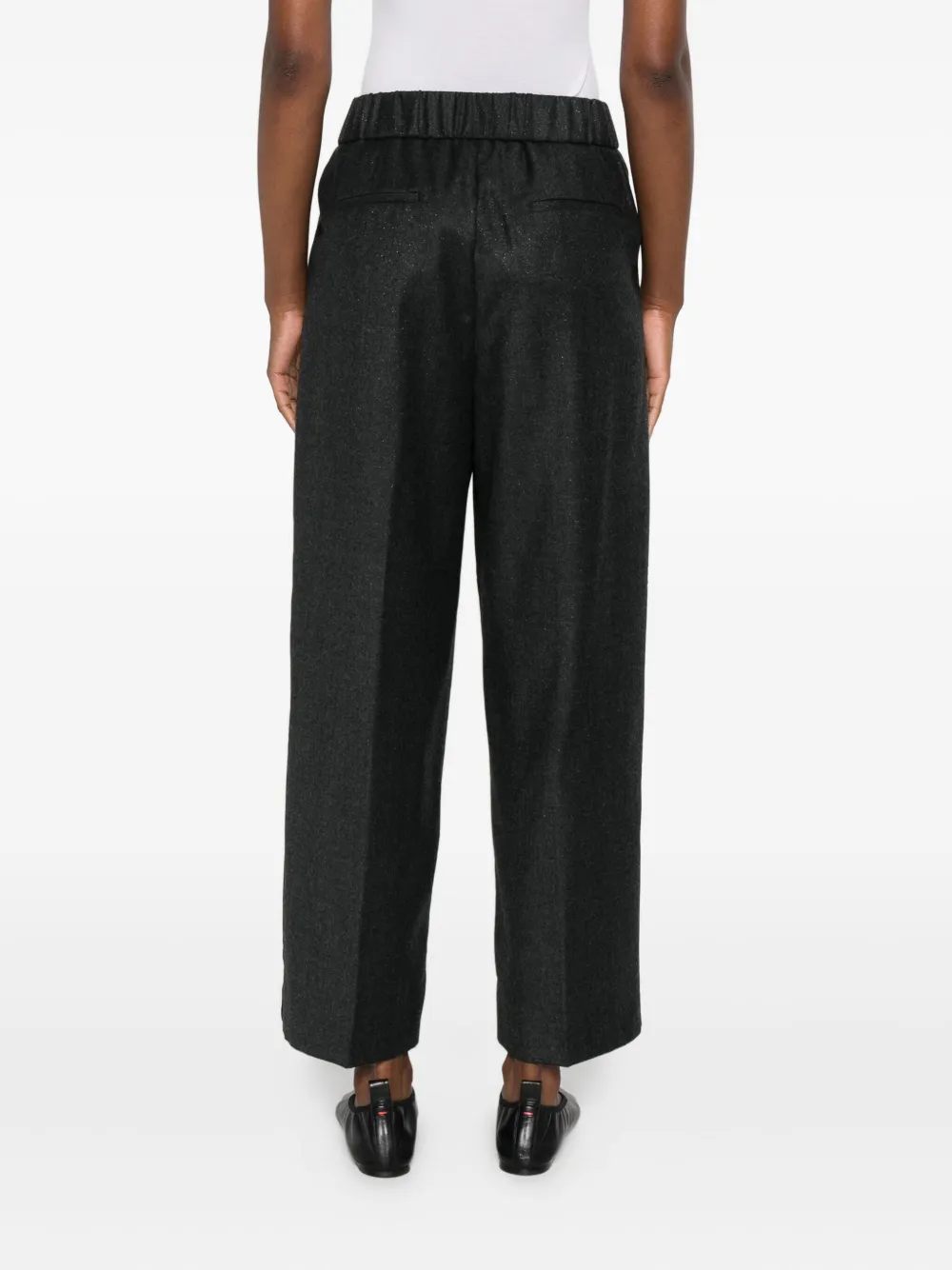 Pantaloni Peserico Side-Stripe gri - imagine 2