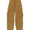 Pantaloni The Attico Multi-Pocket Drawstring khaki
