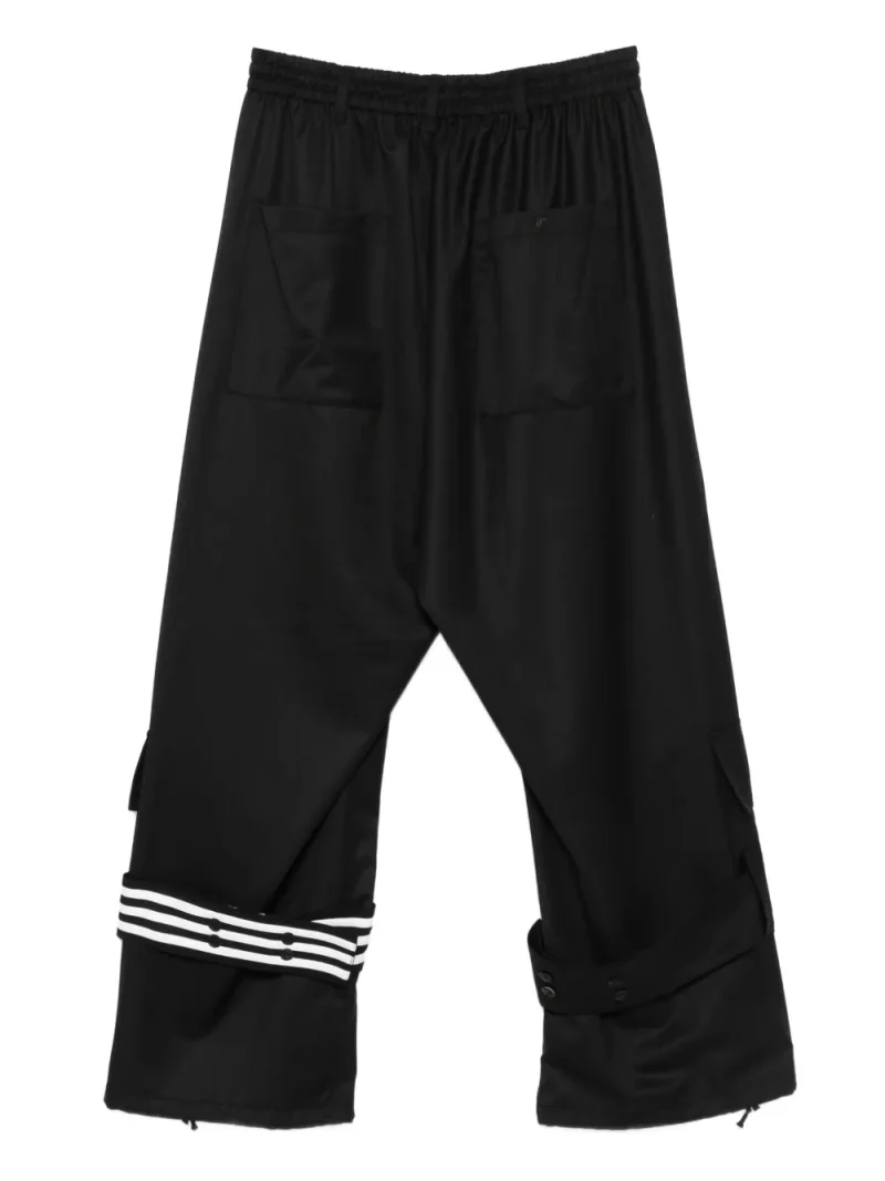 Pantaloni Y-3 Elastic-Waist Track negru