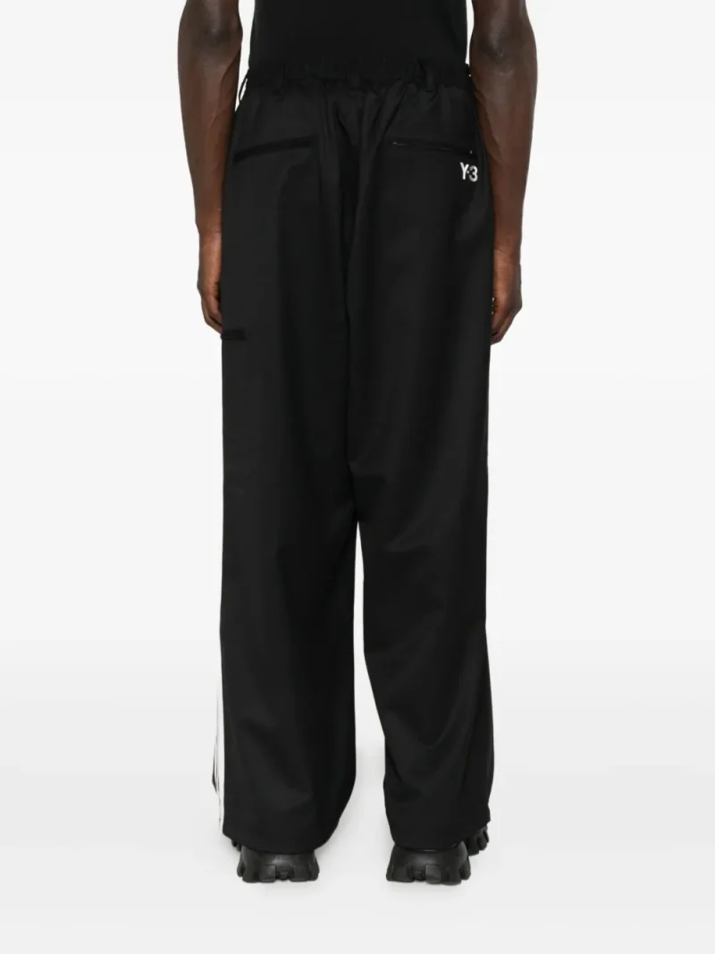 Alternative view of Pantaloni Y-3 Side-Stripe Pocket Track negru