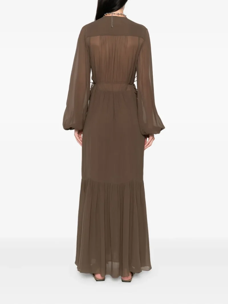 Alternative view of Rochie maxi Marant Etoile Briane maro