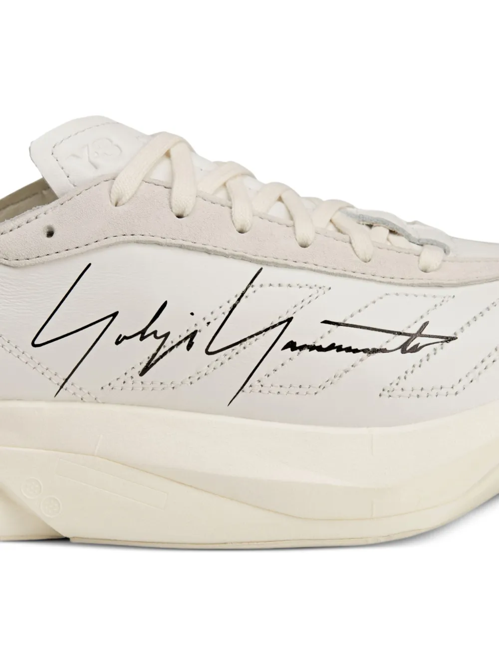 Sneakers Y-3 Adios Pro 3.0 LX Leather ecru - imagine 5