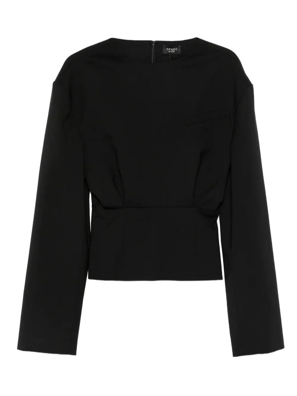 Top A.W.A.K.E. Mode Round-Neck negru