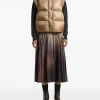 Vesta Peserico Quilted Shearling-Trimmed Gilet bej