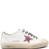 Sneakers Golden Goose V-Star distressed alb