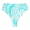 Bikini PUCCI Marmo-print high-waist bikini albastru