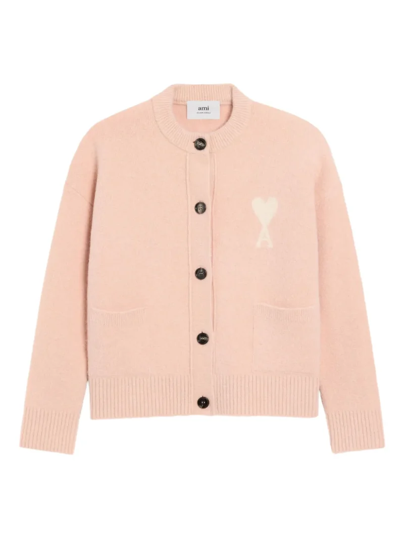 Cardigan Ami Paris Ami de Coeur roz