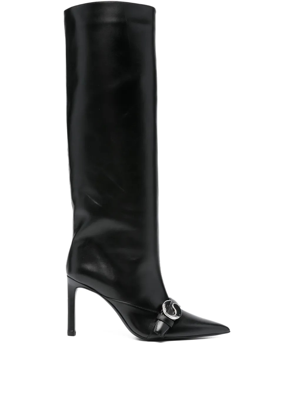 Cizme Coperni Knee-High Pointed-Toe negru