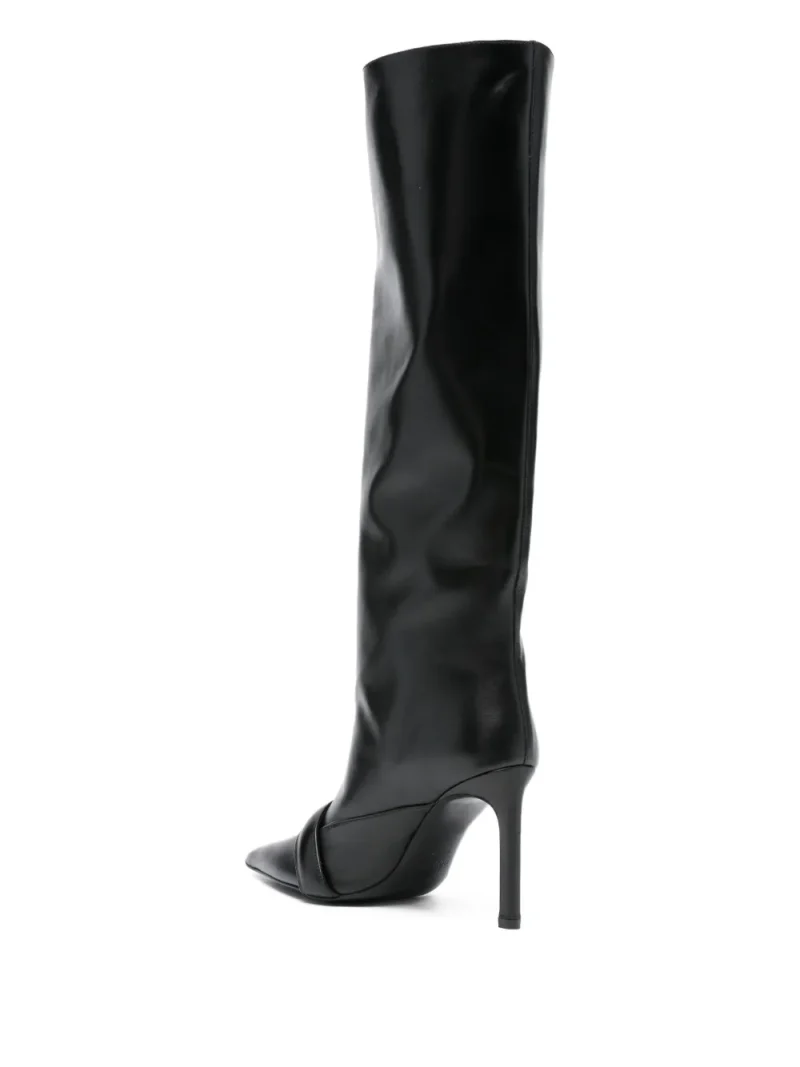 Alternative view of Cizme Coperni Knee-High Pointed-Toe negru